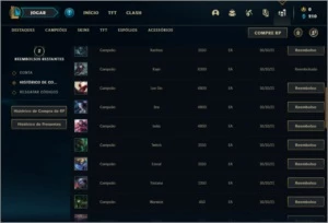 Conta ouro 4 com 2 skins e 24 champs - League of Legends LOL