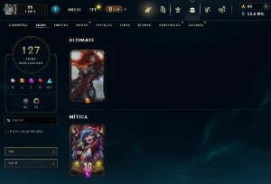 Conta Lol Lv 351 127 Skins - League of Legends