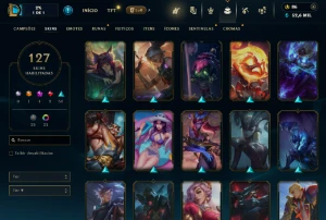 Conta Lol Lv 351 127 Skins - League of Legends