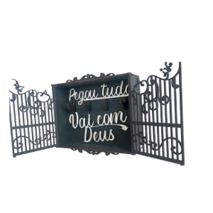 Porta chaves 3D MDF Portão do céu, exclusivo, suporte,... - Artesanato e Personalizados