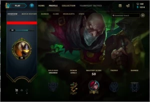 CONTA UNRANKED - League of Legends LOL