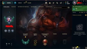 Conta league of legends platina mmr diamante LOL