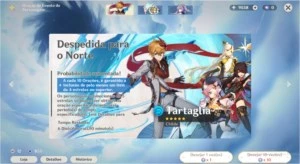 AR 45 Keqing, Lança 5 + 10000 primogens (zonghli garantido) - Genshin Impact