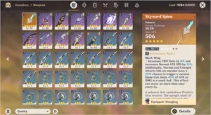 AR 45 Keqing, Lança 5 + 10000 primogens (zonghli garantido) - Genshin Impact