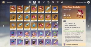 AR 45 Keqing, Lança 5 + 10000 primogens (zonghli garantido) - Genshin Impact