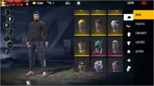vendo conta com 2 angelical feminina - Free Fire
