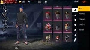 vendo conta com 2 angelical feminina - Free Fire
