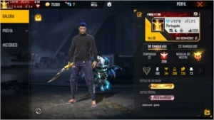 vendo conta com 2 angelical feminina - Free Fire