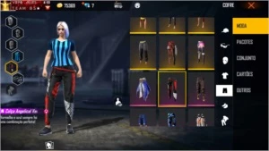 vendo conta com 2 angelical feminina - Free Fire