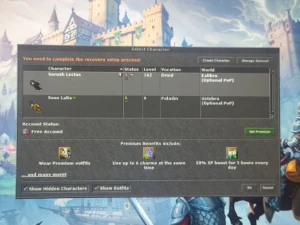 Elder Druid Level 162 - Kalibra (100% SEGURO) ​