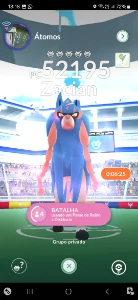 Captura Raid Zacian LENDÁRIO - Pokemon Go