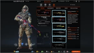 conta de warface patente 72 com 8 warbox e varias arma de gp