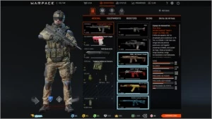 conta de warface patente 72 com 8 warbox e varias arma de gp