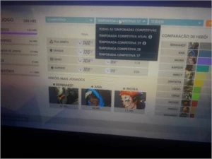 conta overwatch tanque 3400 rank diamante - Blizzard