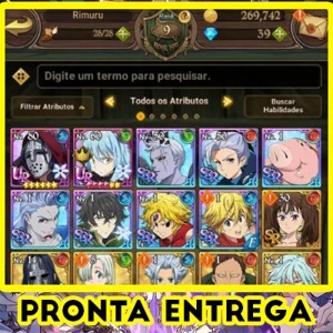 {GLOBAL} 7DS Grand Cross Conta com Rimuru+Shield Hero - Outros