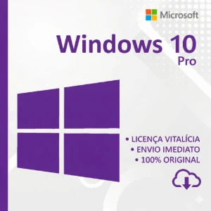 Windows 10 Pro Retail - Suporte + Original + Chave Vitalícia - Softwares e Licenças