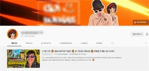 Canal do Youtube com 50K de inscritos - Redes Sociais