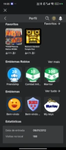 Conta de Roblox 2012 com itens (limited)