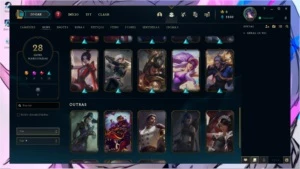 Conta Prata IV com skins boas - League of Legends LOL