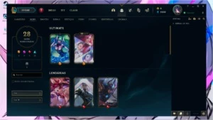 Conta Prata IV com skins boas - League of Legends LOL