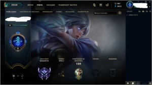 CONTA LOL DIAMANTE 3 | SKINS LENDÁRIAS E MÍTICAS - League of Legends