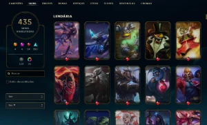 Conta de League of Legends 400+ Skins - League of Legends: Wild Rift LOL WR