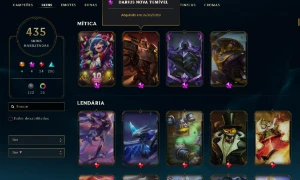 Conta de League of Legends 400+ Skins - League of Legends: Wild Rift LOL WR