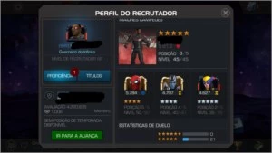 Conta Marvel Torneio De campeões - Outros