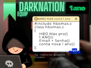 HBO MAX 1 ano (conta completa sua) - Assinaturas e Premium