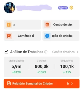 Vendo Uma Conta Do Kwai 100Mil Seguidores... - Redes Sociais