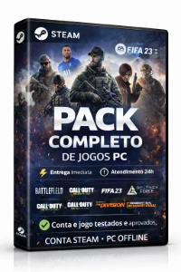 Coleção de Jogos PC Conta Steam