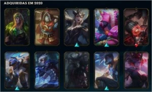 VENDO CONTA NO LOL COM VÁRIAS SKINS E MAESTRIAS - League of Legends