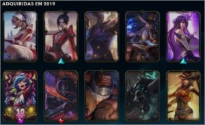 VENDO CONTA NO LOL COM VÁRIAS SKINS E MAESTRIAS - League of Legends