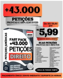 Petições Jurídicas +43.000 Modelos + BÔNUS