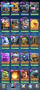 Conta De Clash Royale 10 Anos