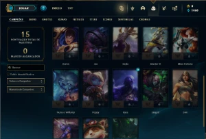 Conta Unranked com 23 Champs e 4 Skins + 2 Fragmentos - League of Legends LOL