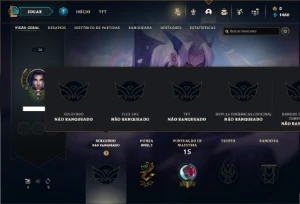 Conta Unranked com 23 Champs e 4 Skins + 2 Fragmentos - League of Legends LOL