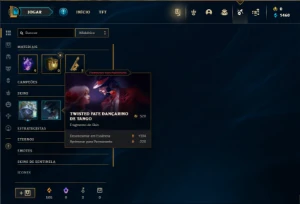 Conta Unranked com 23 Champs e 4 Skins + 2 Fragmentos - League of Legends LOL