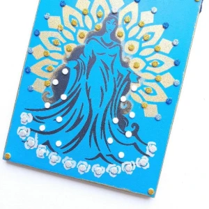 Quadro Mandala Iemanjá P - Artesanato e Personalizados