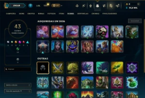 Platina 2 com 35 Champs e 5 Skins - League of Legends LOL