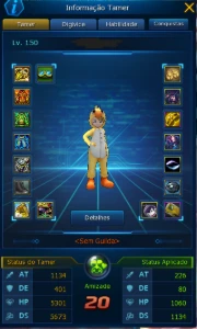 Ladmo – Conta Alphamon | Lvl 150 - Digimon Masters Online