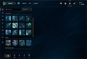 Conta prata 2 com 23 Champs e 5 Skins - League of Legends LOL