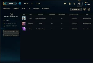 Conta prata 2 com 23 Champs e 5 Skins - League of Legends LOL