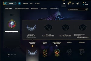 Conta prata 2 com 23 Champs e 5 Skins - League of Legends LOL