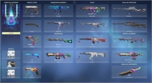 CONTA VALORANT SKINS + ELO MEDIO DIAMANTE 2