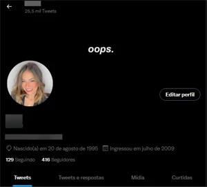 Conta twitter 2009 + 400 Seguidores - Redes Sociais