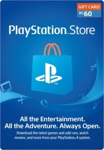 GIFT CARD PLAYSTATION STORE R$60 - Gift Cards