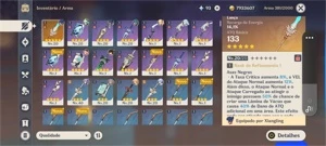 Ar 34 com 3 char e 1 arma 5 star - Genshin Impact
