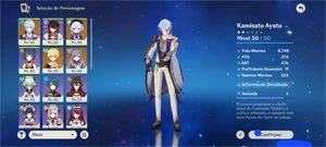 Ar 34 com 3 char e 1 arma 5 star - Genshin Impact