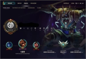 Conta Gold 2 S6 107Champs / 12 páginas de runa / 26 Skins - League of Legends LOL